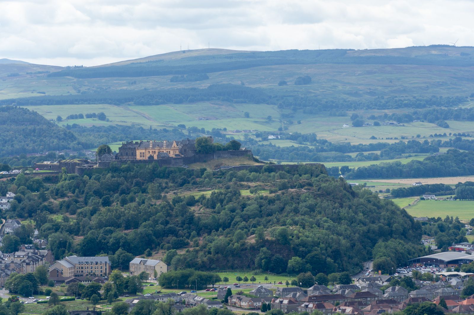 View of Stirling Castle from Wallace Monument