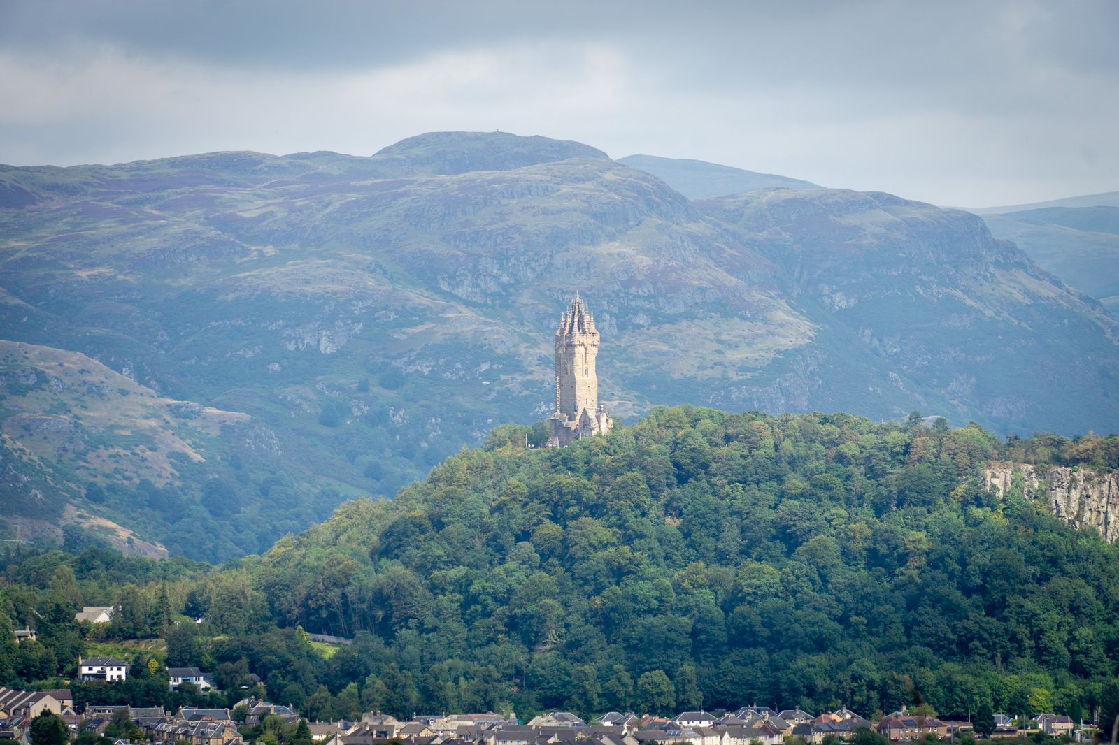 Wallace Monument viewed from Stirling Castle