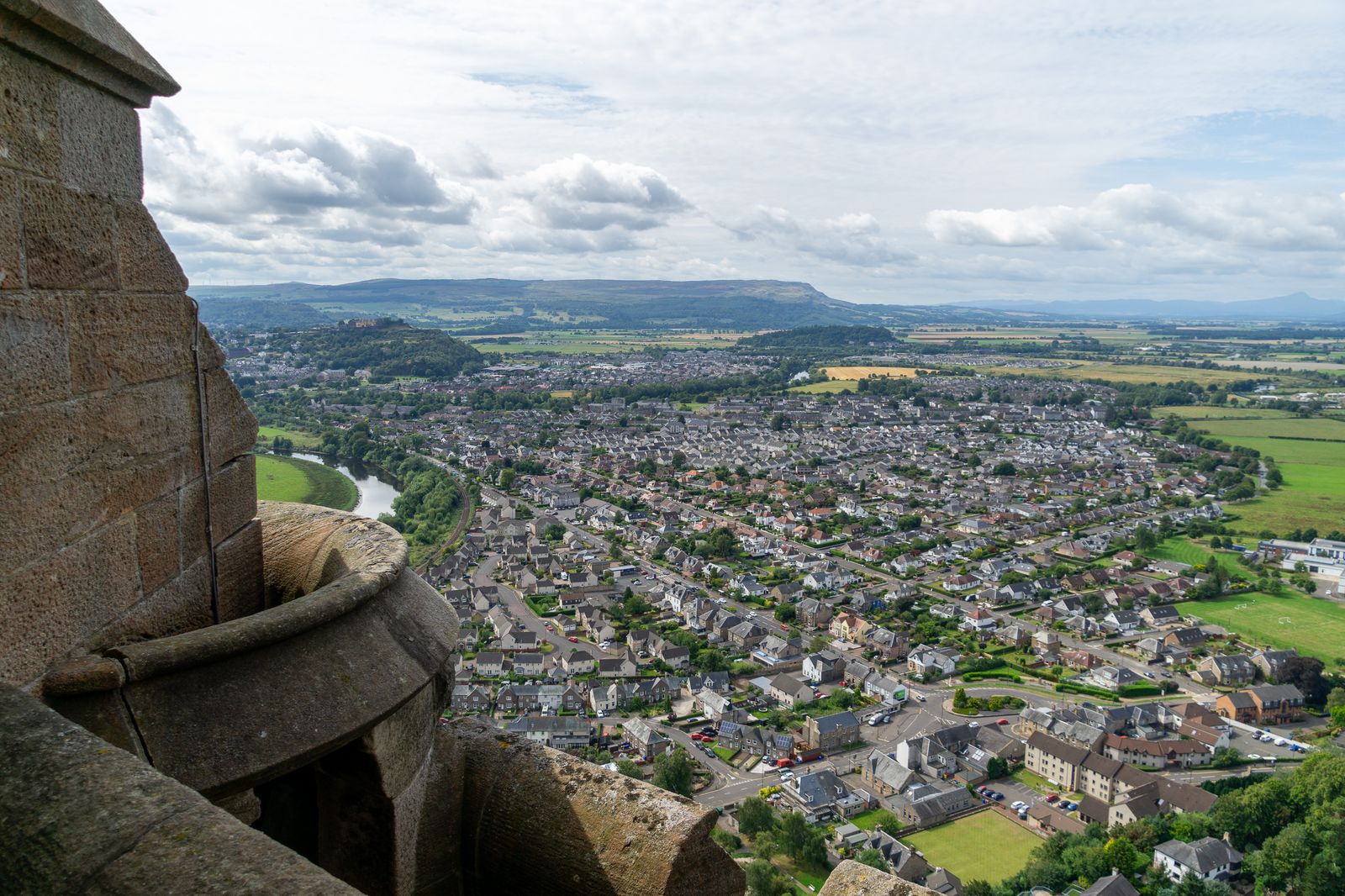 Stirling viewed from the Wallace Monument
