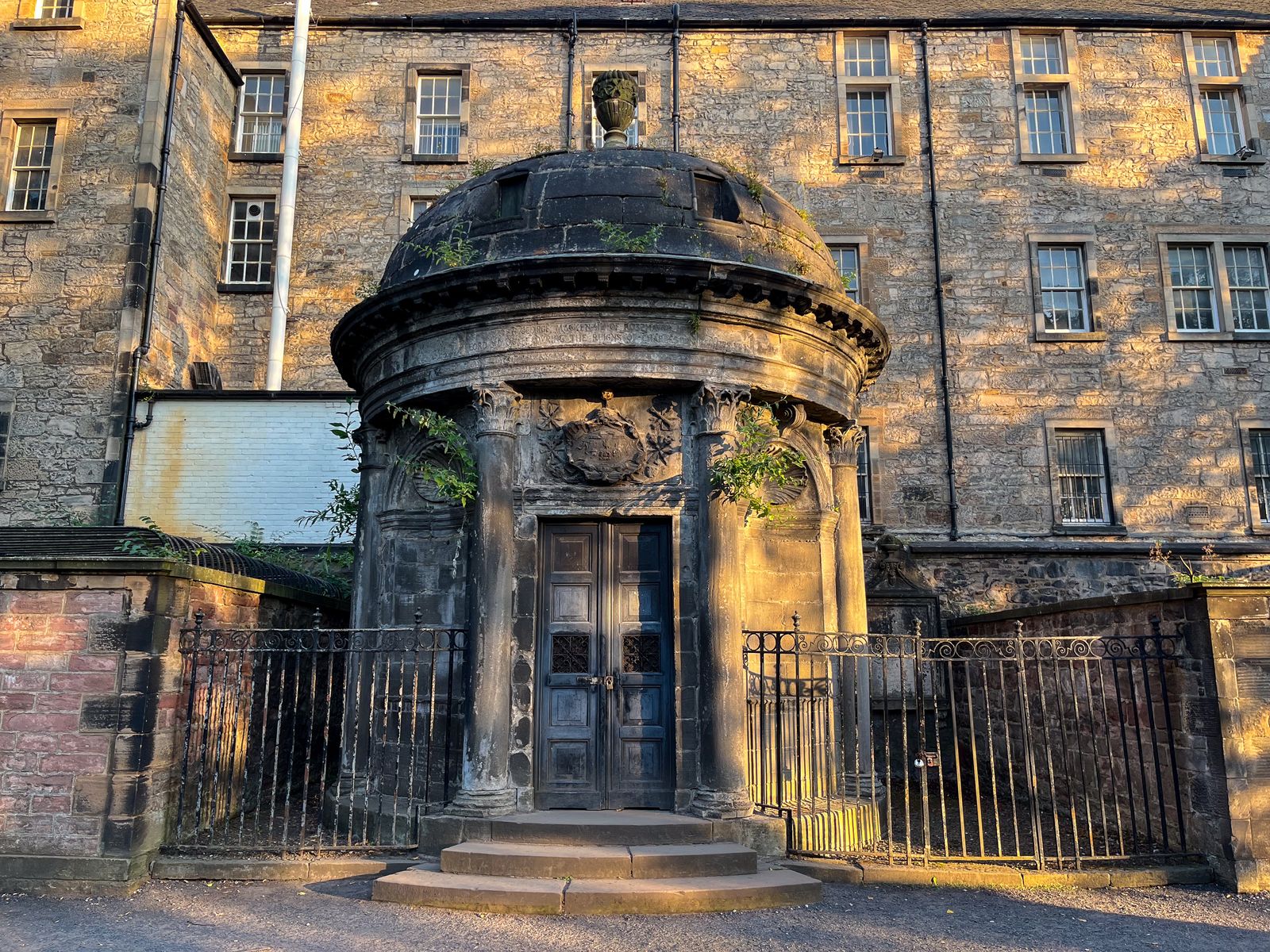 Mackenzie Mausoleum. Might be haunted.