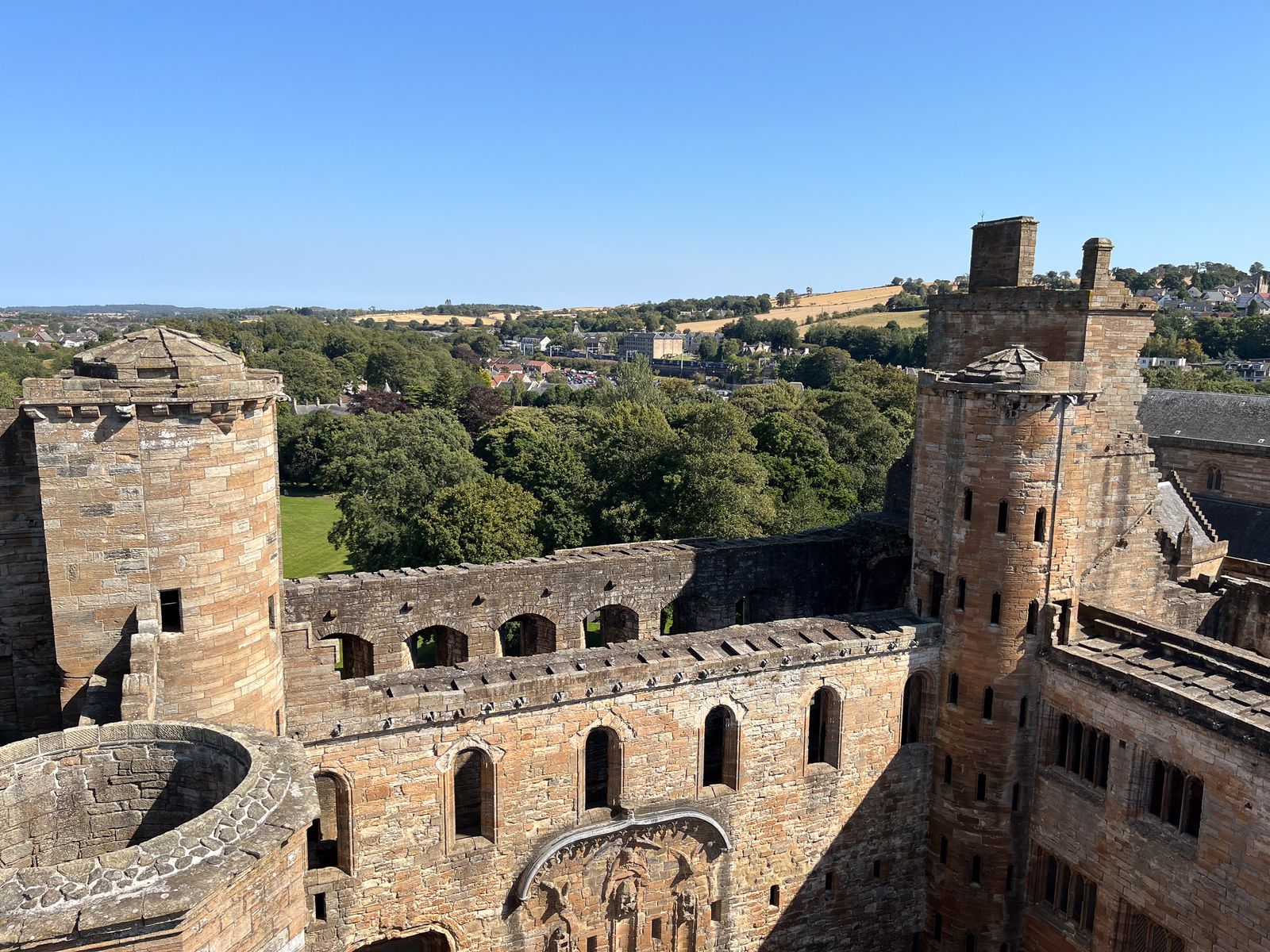 View from the roof bower