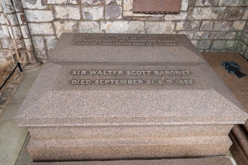 Sir Walter Scott's grave