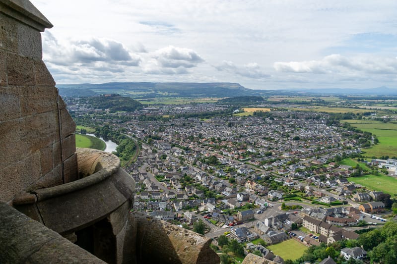 Stirling viewed from the Wallace Monument
